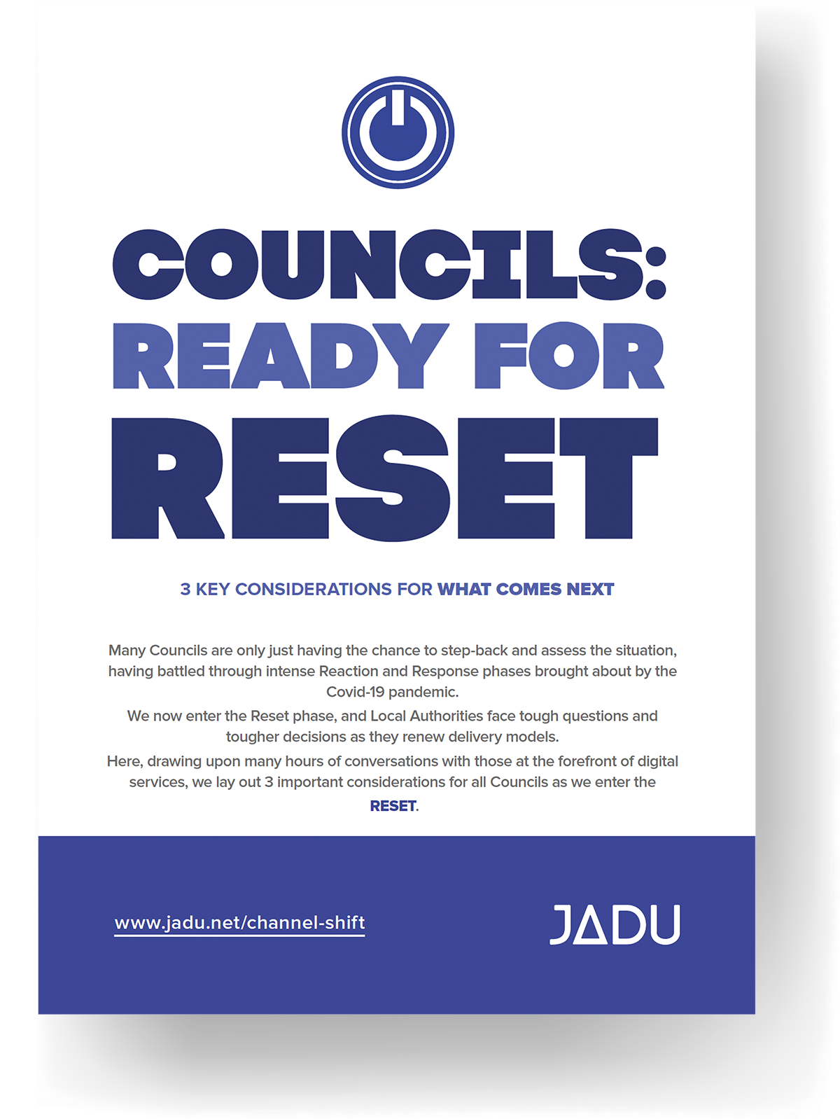 Council&#039;s ready for reset booklet