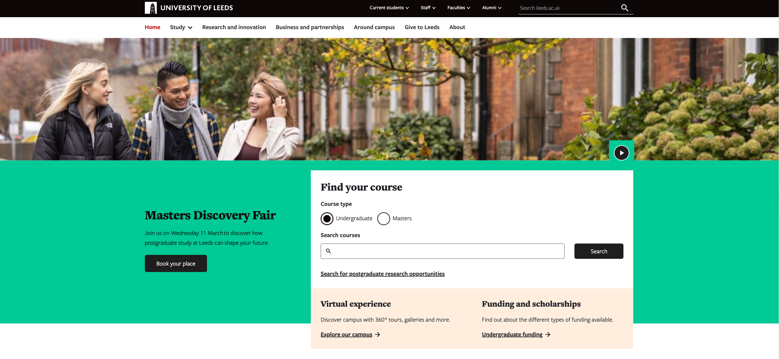 uni of leeds website