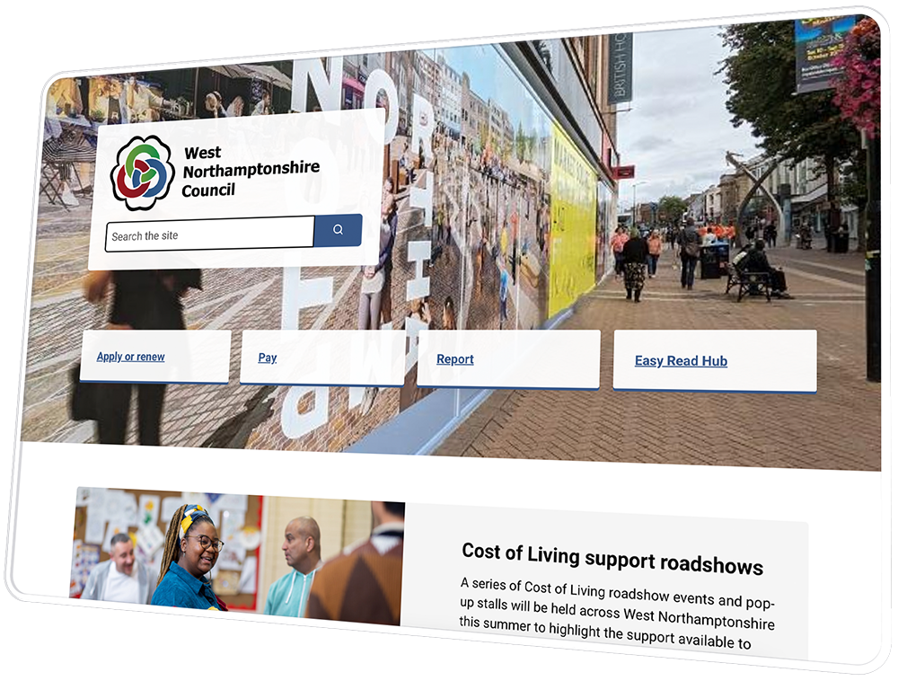 West Northamptonshire Council homepage