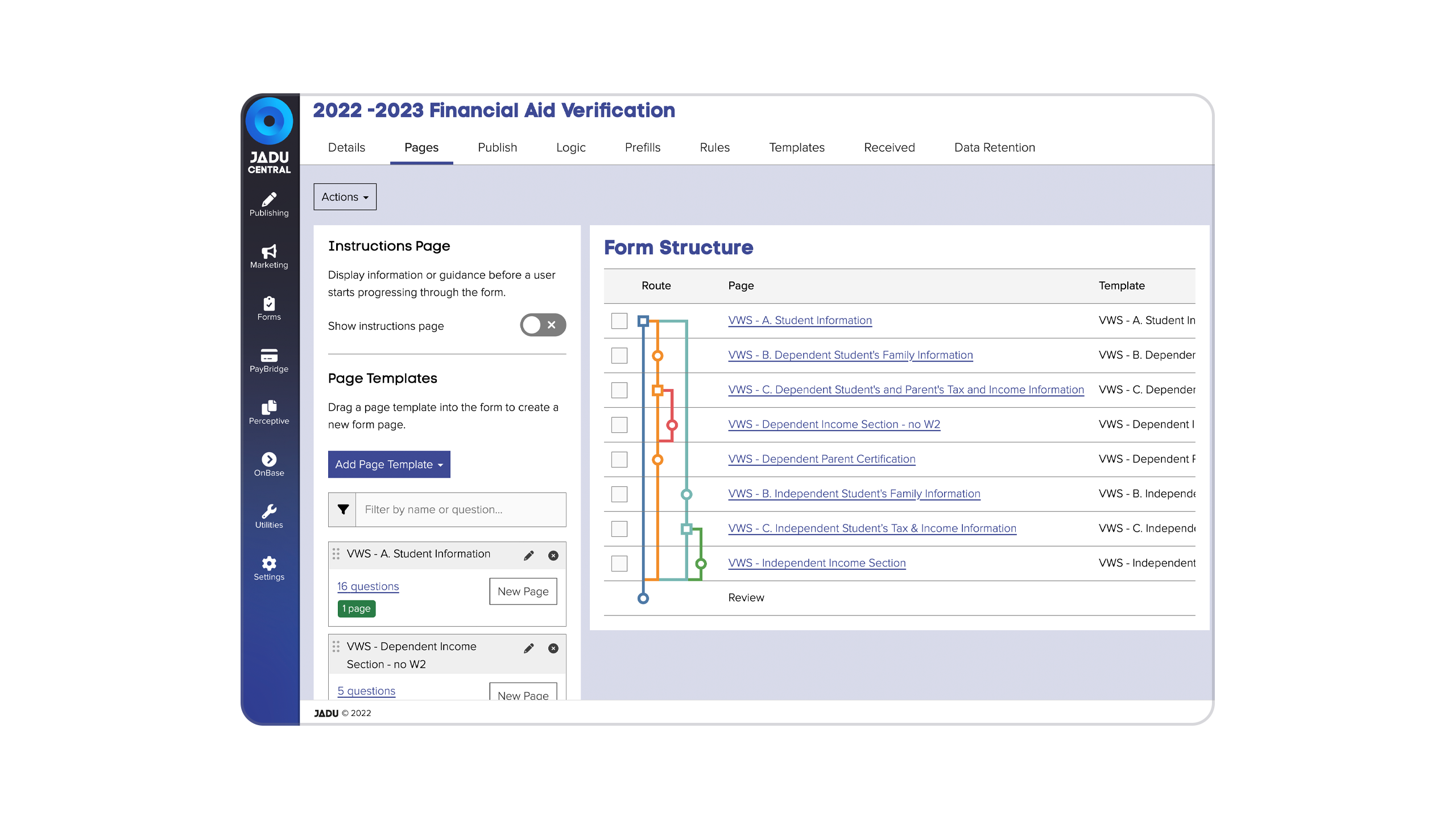 Forms builder example