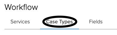 Case Type Tab
